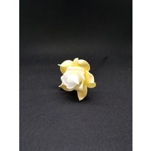 허브애향 디퓨져스틱 중장미 플라워 디퓨저DIY세트, 5개, 노랑