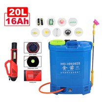 농약 살포기 압축 분무기 배낭형 충전식, 03 Red hair dryer 16Ah