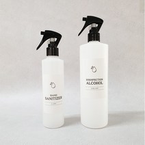 생활만 투명 분무기 스프레이용기, 슬림 250ml + 블랙스프레이, 1개