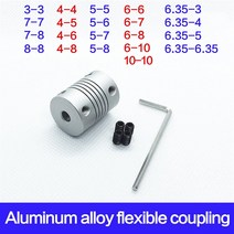 커플링 CNC 모터 조 샤프트 플렉시블 1PC MINGPING (Size : 6.35mm 4mm), 14 6mm 10mm