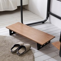 원목 발받침대 사무실 책상 의자 발판 피로회복 국내제작 가로 60cm 풋레스트, 멀바우