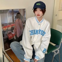 야구점퍼 시리즈 14 베이스볼 자수패치 스티칭 대학생 자켓 봄잠바 자수패치 커플단체