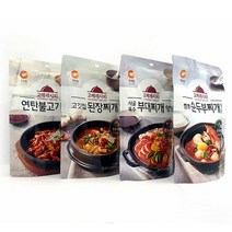[BOBU] 청정원 고메레시피 양념 찌개양념 불고기양념 4종류_ 210720EA, 사골부대찌개양념140g, 본상품선택