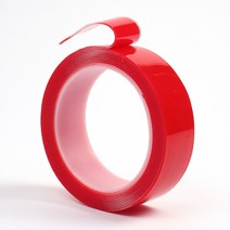 투명 아크릴폼 양면테이프(3cmx3m) (두께:0.8mm), 투명 아크릴폼 양면테이프(3cmx3m) (두께:0.8m, 1개