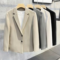 봄 남성 정장 자켓 루즈핏 싱글 블레이저 캐주얼 점퍼 lksyaor5
