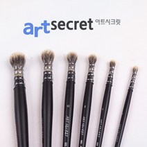 새한아트 아트시크릿 685 R 오일 아크릴 브러쉬 둥근 붓, 10호
