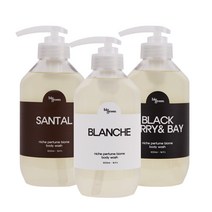 빅그린 니치 퍼퓸 바이옴 바디워시 500ml_3가지향, 색상:블랙베리&베이