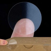 투명포장스티커 봉인스티커 보이드씰 선물포장 봉투마감