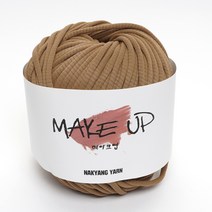 삼남뜨개실 메이크업실 100g 10+1 패브릭얀 튜브사 코바늘실 가방실 뜨개실, MAKEUP, 05 라이트 브라운 399