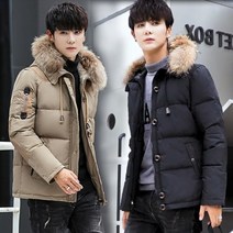 후드 퍼 남자 명품패딩 남성 겨울 야상 패딩 점퍼 2종