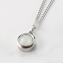 Simple Round 탄생석목걸이 목걸이