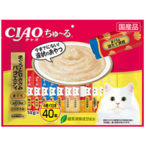 이나바 고양이 챠오츄르 간식, 참치&닭가슴살, 14g, 120개