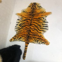 호랑이 러그 매트 호피 가죽 인테리어 모조 거실 머리맡 카펫 모피 소파 쿠션 장식