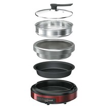 키친아트 [키친아트] 4L 코코 대용량 멀티쿠커 KM-A01XP 그릴 쿠킹 찜기 전기냄비 만능쿠커 전기찜기, 단일옵션