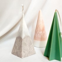 향기에반하다 오각뿔 PC몰드 소이캔들 양초 만들기 DIY 재료, 오각뿔 PC몰드+크리스탈팜왁스1kg+심지26