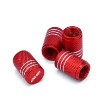 Can-Am DS250 아웃 랜더 레니게이드 1000 CNC 알루미늄 ATV 휠 타이어 밸브 캡 커버, 08 Red