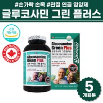 글루코사민 그린홍합 플러스 청소년 관절 연골 건강 글로코사민 푸른홍합 성인 군인 군대 영양제 캡슐 녹색잎홍합 상어연골분말 콜라겐 비타민C 남자 친구 선물 대용량 식약처인증, 글루코사민 플러스 1박스