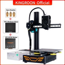 Kingroon kp3s 3d 프린터 고정밀 인쇄 업그레이드 된 diy 3d 프린터 키트 터치 스크린 pringting 크기 180180180mm, 협동사, KP3S 3.0 매그 글라스