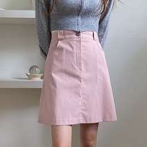 바잉몰 여성 [플러스 사이즈~XL] 밀키웨이 뒷밴딩 A라인 미니 스커트