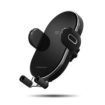TG-CW1000A 차량용 15W 고속 무선충전 자동거치대, 블랙