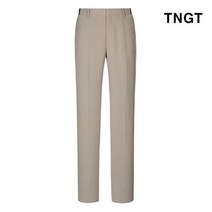 TNGT 베이지 슬림핏 울라이크 셋업팬츠