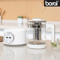 [보랄] 유리 보온 티포트 1.2L BR-Y1000GK (업체별도