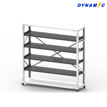 다이나믹 적재대 DLR18-4R 단당하중200KG 국산 선반 앵글 조립 오피스가구 산업용, 녹색