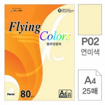 TYF330986삼원 플라잉칼라 P02연미색 A4 80g 25매