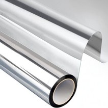 Silver window film glass film glass sticker shading self-adhesive privacy window film 양산 필름 uv 보호 홈, 90x300cm