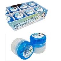 남극탐험 슬라임 액괴 눈꽃 슬라임 액체괴물 8개 1세트 아이놀이, 단품, 단품