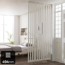 마켓리더 가벽 인테리어 스트라이프 파티션 494, 블랙