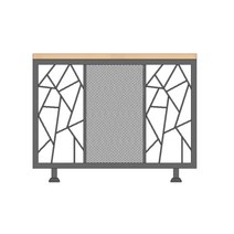 철망파티션 인테리어가벽 철제 화분 카페창업 DIY, 110*120 파티션 오리지널