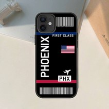 시카고밴더 보스턴 뉴욕 마이애미 시카고 비행 티켓 소프트 TPU 커버 폰 케이스 Apple IPhone 11 Pro XS MA, 09 a5_01 for iPhone XS Max