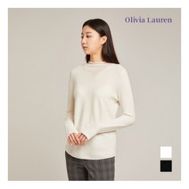 [올리비아로렌] 반넥 니트 풀오버_VOCBLWW9221