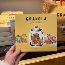 [이라운드몰]그레이프스톤 그라놀라 카라멜샌드 8개입, 단품, 옵션선택