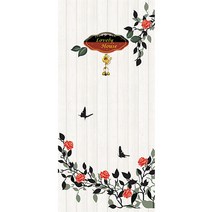 데코미 실사출력 현관문시트지, MO-003A (화이트)