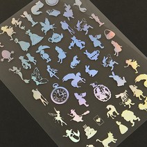 동화 홀로그램 필름 레진공예 재료 R012-101