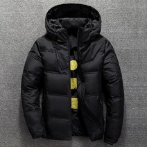 경량패딩 남성 겨울 따뜻한 자켓 코트 캐주얼 가을 스탠드 칼라 퍼프 두꺼운 모자 화이트 오리 파카 후드가있는 겨울 다운 재킷