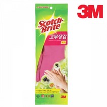 3M 라텍스장갑 마미손고무장갑 친환경 긴 설거지 중형, 기본, 중(M)