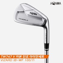 [코오롱인더스트리FnC정품]2019 혼마 투어월드 747 V 카본 단조 아이언세트 [남성용][VIZARD IB-WF 100/7i], X, VIZARD IB WF 100