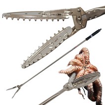 공구생활 해루질 집게 갯벌 조개 낚지 문어 낚시 용품 슈퍼 악어집게 2-1 700mm, 2-3 슈퍼악어집게 1000mm