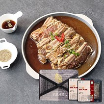 [KT알파쇼핑]미국산 초이스 LA양념갈비 선물세트 2kg
