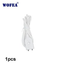 손님감지벨 동체감지기 차인벨 돔형 열선감지기 Wofea 유선 유형 테이터 누출 경보 물 센서 두 개의 금속 기둥이있는 케이블 없음, 1개