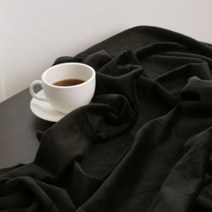 인형제작 가벼운 털원단 EF 벨보아, 1마, 블랙