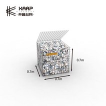 개비온 게비온 앉음벽 돌망 와이어매쉬 돌망태 옹병 철망 스톤네트 돌담, 1x0.3x0.6m