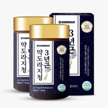 [참앤들황토농원] 국내산 3년근 약도라지청 250g×2병, 단품, 단품