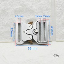 1pc 25-50mm 합금 릴리스 버클 야외 전술 벨트 스트랩 웨빙 조정 버클 diy 의류 액세서리 yk032 리폼 수선, 1-실버-32mm