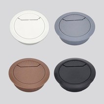 제이제이플러스컴 테이블 전선캡 60mm 책상 선정리 홀캡 마감캡, 그레이
