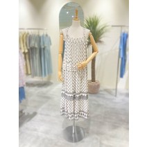 [써스데이아일랜드] 보더 장식 오버롤 원피스 T224MOP318W(2249857)