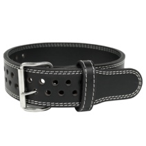 더웨이트컴퍼니 싱글 프롱 헬스 리프팅 벨트, 블랙 (7.62cm)